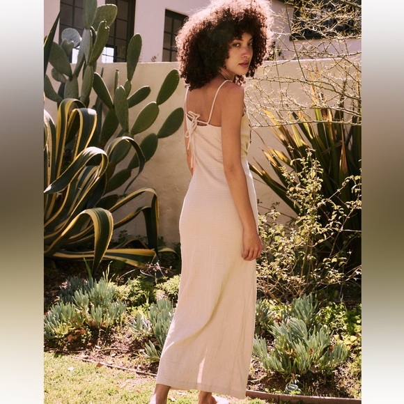 Free People Women’s Allure Maxi Dress in “Stone Cold” - Picture 6 of 11